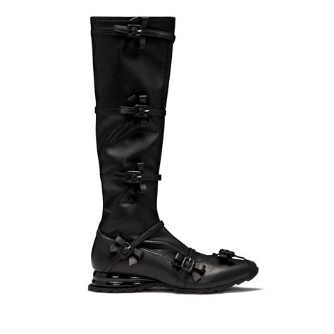 Kiko Kostadinov Womens Ribbon High Boots Midnight Black By Kiko