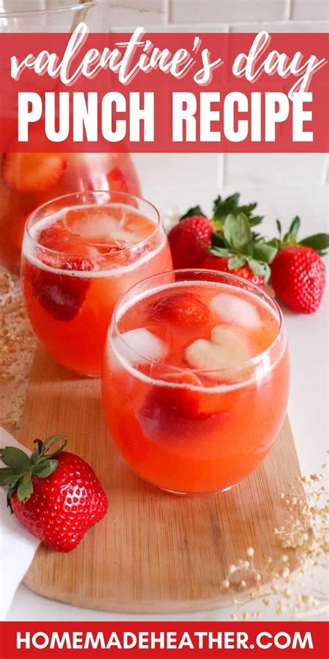 The Best Valentine S Day Punch Recipe Punch Recipes Valentines