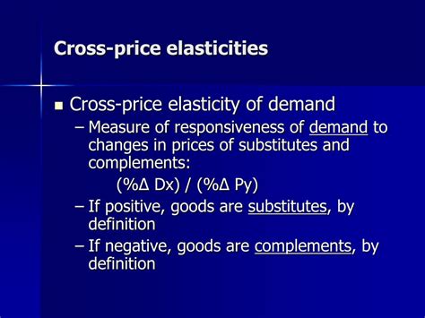 Ppt 9 Elasticities Powerpoint Presentation Free Download Id5786449