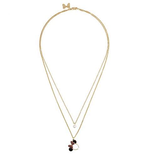 10k Gold Plated Minnie Mouse Mawi Headband Necklace From Disney Couture