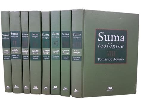 Comprar Suma Teol Gica Tom S De Aquino Completa Volumes Livraria