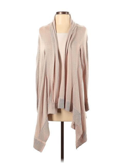 Lululemon Athletica Color Block Solid Tan Cardigan Size XS Sm 55