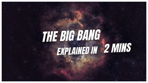 Big Bang Explained In 2 Minutes Youtube