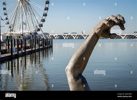 The Capital Wheel ferris wheel at National Harbor, Maryland outside the nation's capital of ...