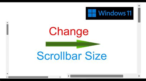 Change The Size Heightwidth Of Scroll Bars In Windows Droidwin Hot