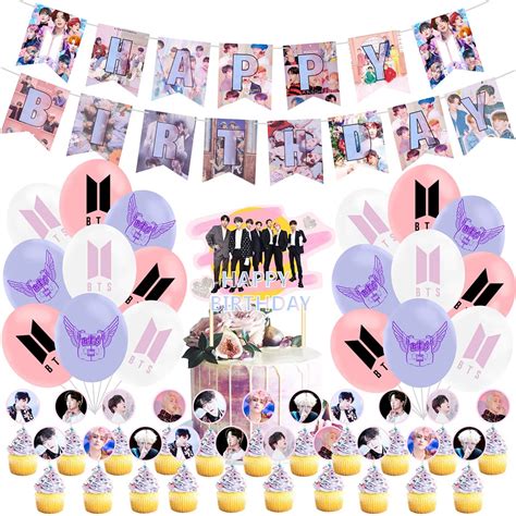 Buy BTS Party Decorations Set 41PCS BTS Birthday Party Supplies BTS