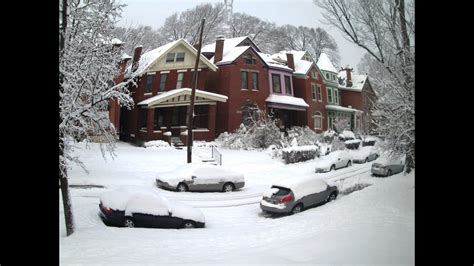 After Heavy Snowfall Columbus Ohio Usa Youtube