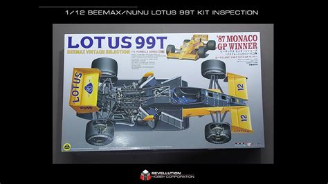 1 12 Beemax Nunu Lotus 99t Kit Inspection YouTube