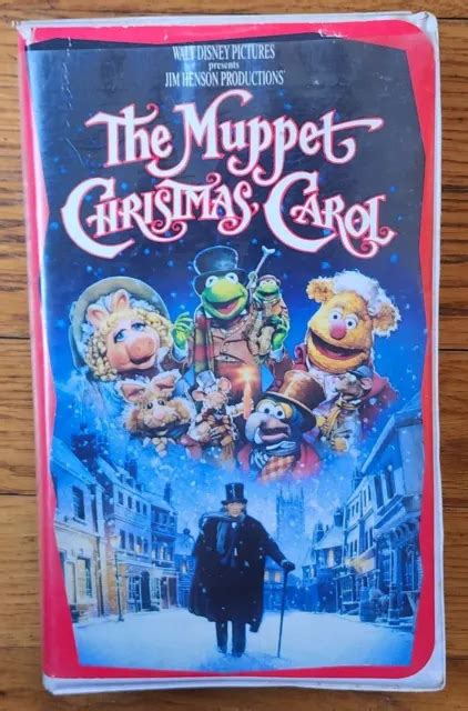 Walt Disney The Muppet Christmas Carol Clamshell Vhs Jim Henson Tested