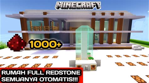 SHOW CASE MAP RUMAH FULL REDSTONE DI MINECRAFT YouTube