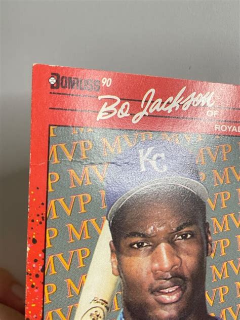 Bo Jackson MVP 1990 Donruss Baseball MLB BC 1 Kansas City Royals KC