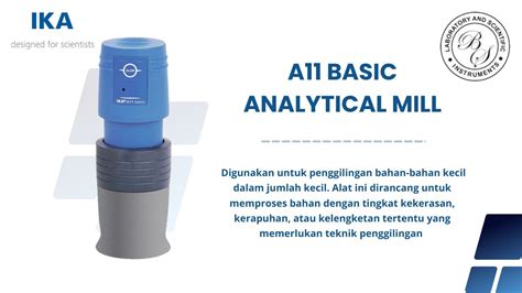 INTRODUCING IKA A11 BASIC ANALYTICAL MILL YouTube