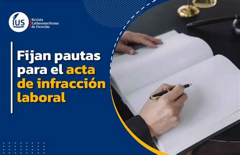 Qué es el acta de infracción