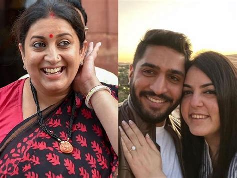 Smriti Irani Shares Wishes Note And Pics For Son In Law With Funny