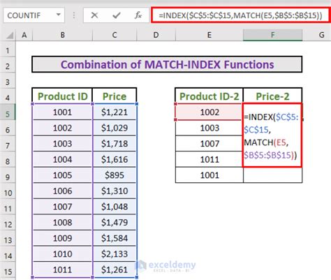 How To Match Two Columns And Return A Third In Excel