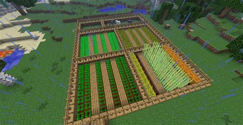 Small Survival Farm Minecraft Project