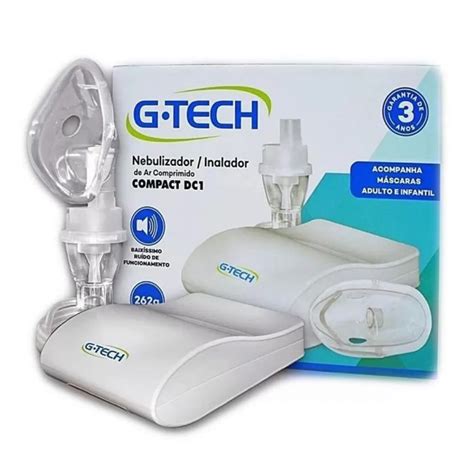 Nebulizador Inalador De Ar Comprimido Modelo Compact Dc G Tech