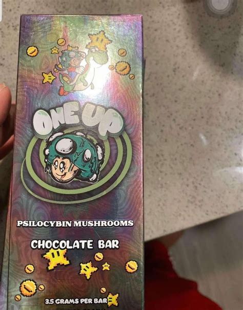 One Up Psilocybin Mushroom Chocolate Bar R Shroomstocks