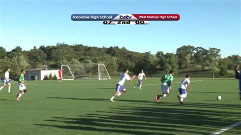 Brookline Boys Varsity Soccer 092313 Youtube