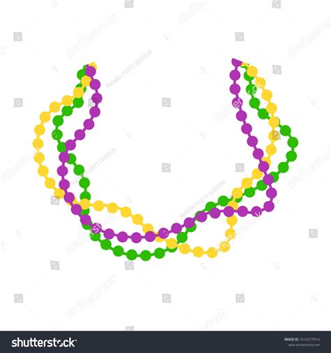 Clipart Beads Mardi Gras Svg Files Stock Vector (Royalty Free) 1614377014