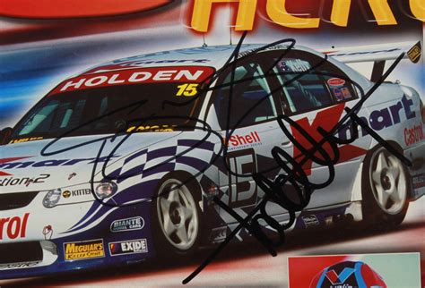 Signed 2001 Holden V8 Supercar Heroes Poster