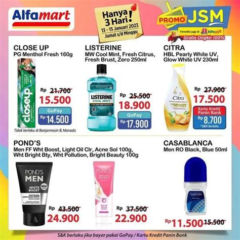 Katalog Promo Jsm Alfamart Hanya Hari Periode Januari