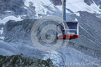 Chamonix France August Cable Car From Chamonix To The Summit Of