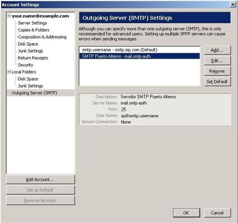 Miwww Servidor Smtp De Puerto Alterno Guia De Configuracion