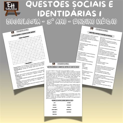 Quest Es Sociais E Identit Rias Edhumanas Ensino M Dio