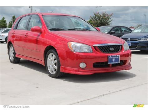 2006 Radiant Red Kia Spectra Spectra5 Hatchback 94054356 Gtcarlot