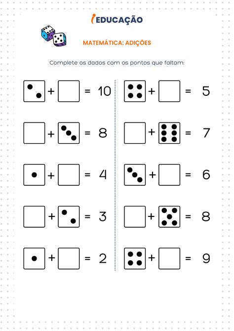 Atividades De Matemática Para Crianças Do 1º Ano