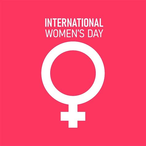 Premium Vector International Womens Day Poster Vector Image