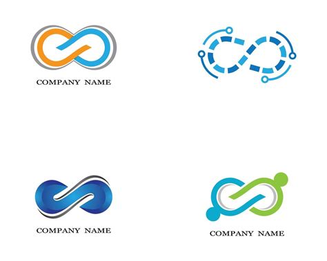 logos infini orange, bleu, vert 1100187 Art vectoriel chez Vecteezy