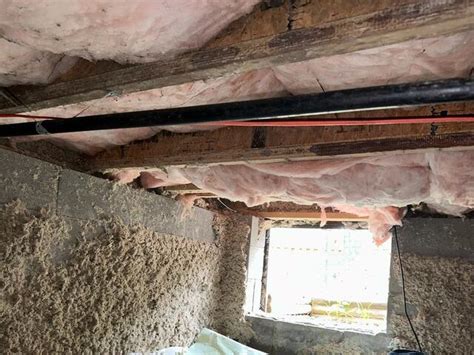 Frontier Foundation Crawl Space Repair Before After Photo Set