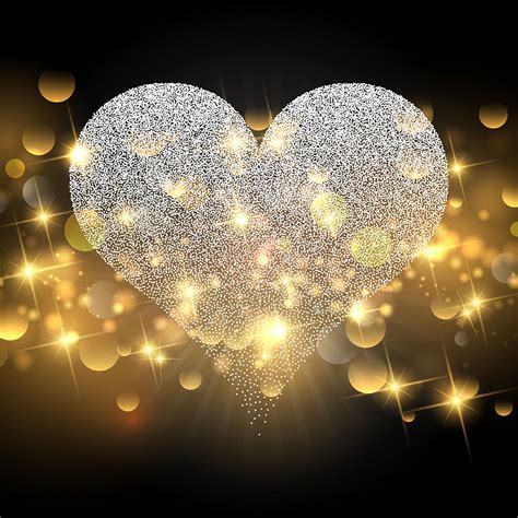 Sparkle Heart Design For Valentines Day 209629 Vector Art At Vecteezy