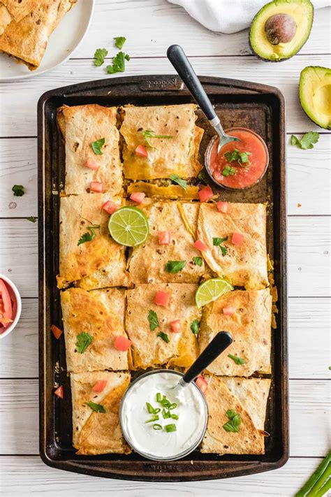 Sheet Pan Quesadillas Princess Pinky Girl