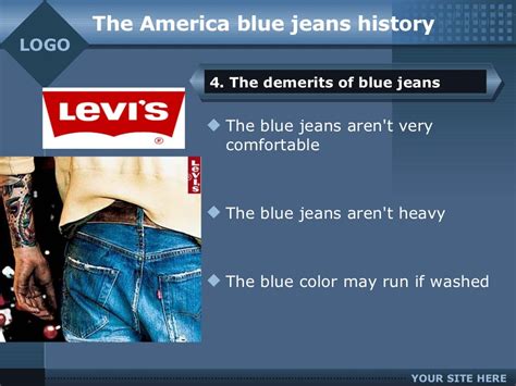 The America blue jeans history