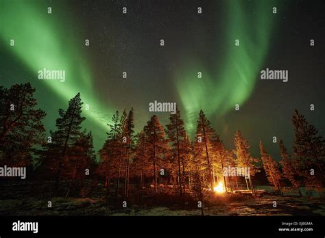 Northern lights, Lapland, Sweden Stock Photo - Alamy