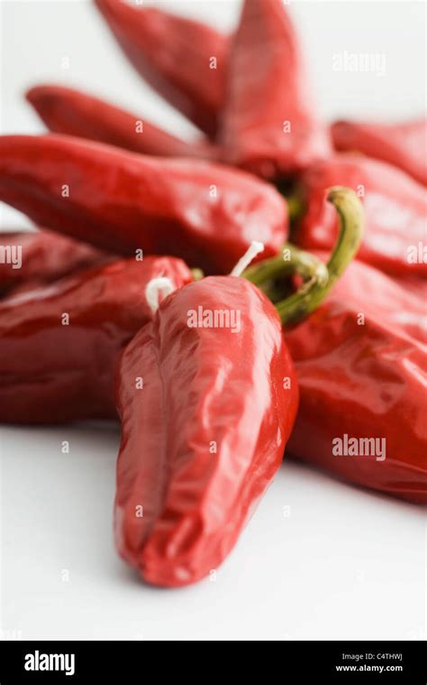 Red Chili Peppers Stock Photo Alamy