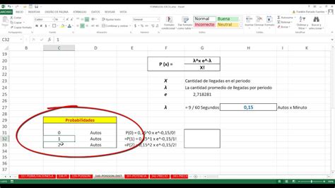 Función POISSON DIST Excel 2013 340 de 448 HD YouTube