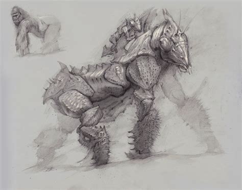 Gorilla Insect Bobby Rebholz Creature Concept Art Character