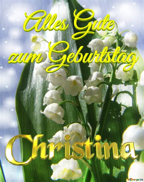 Christina Alles Gute Zum Geburtstag Kostenloses Bild