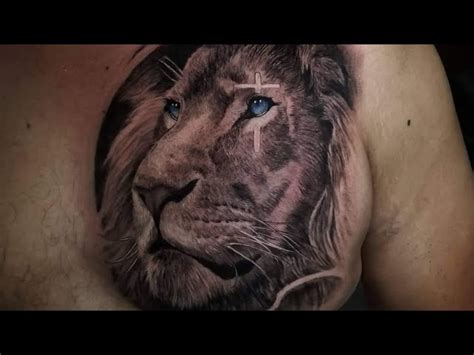 Top Imagen Tatuajes De Leones En El Pecho A Color Abzlocal Mx