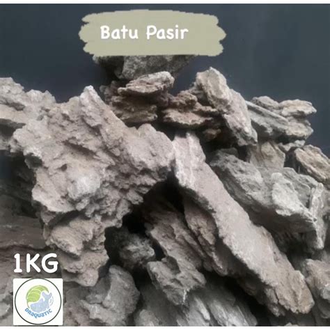 Jual Batu Pasir Sand Stone Aquascape Aquarium Kg Shopee Indonesia