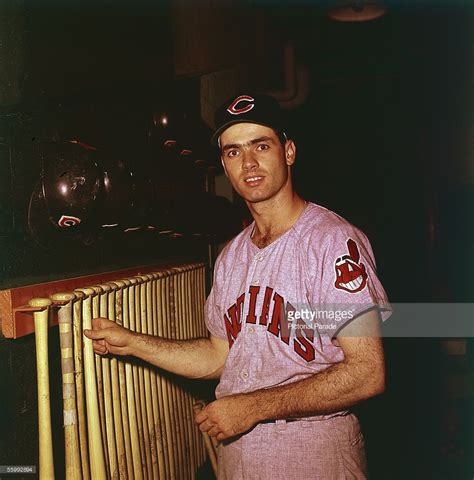 American baseball player Rocky Colavito of the Cleveland Indians ...