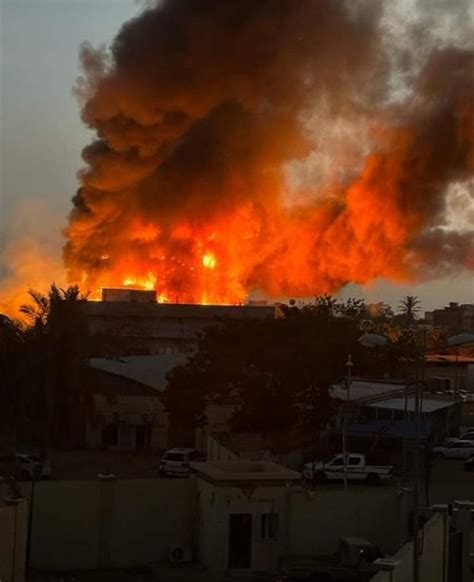 Evelyn Tremble On Twitter Sudan Fighting Large Explosion Fire In