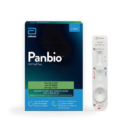 Panbio™ Hiv Self Test Kit De 1prueba