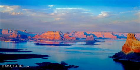 Lake Powell Sunset Arizona Color Landscape Portfolio