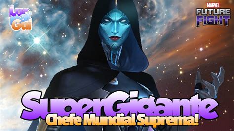 Supergigante Chefe Mundial Suprema Confirmada Marvel Future Fight