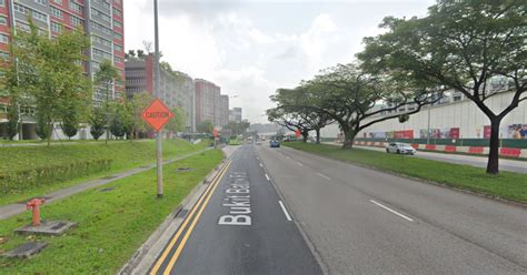 Construction Of Overhead Bridge Road Near Block 436 Bukit Batok West